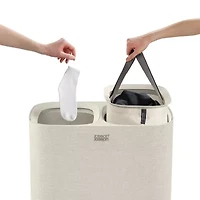 Joseph  Tota 90l Separation Laundry Basket