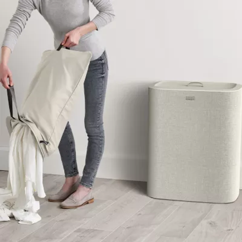 Joseph  Tota 90l Separation Laundry Basket