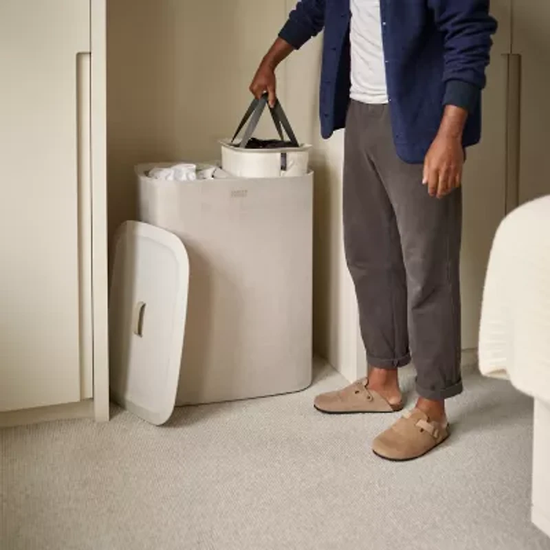 Joseph  Tota 90l Separation Laundry Basket