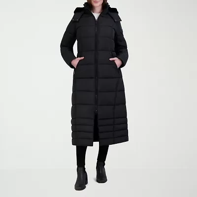Hfx Womens Hooded Easy-on + Easy-off Heavyweight Puffer Jacket