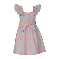 Bonnie Jean Little & Big Kid Girls Sleeveless Flutter Sleeve Fit + Flare Dress
