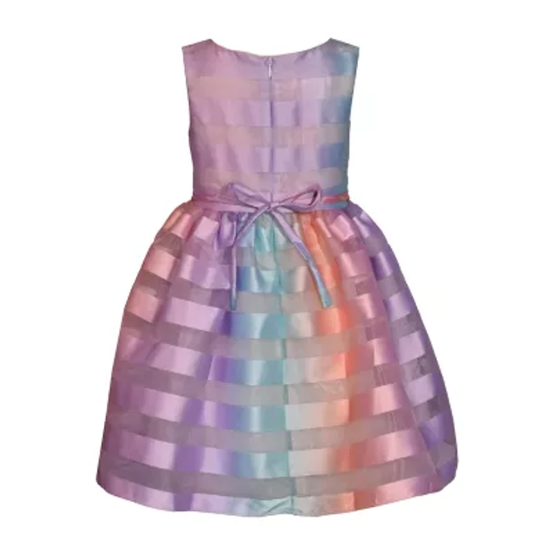 Bonnie Jean Little Girls Sleeveless Flower Girl Fit + Flare Dress