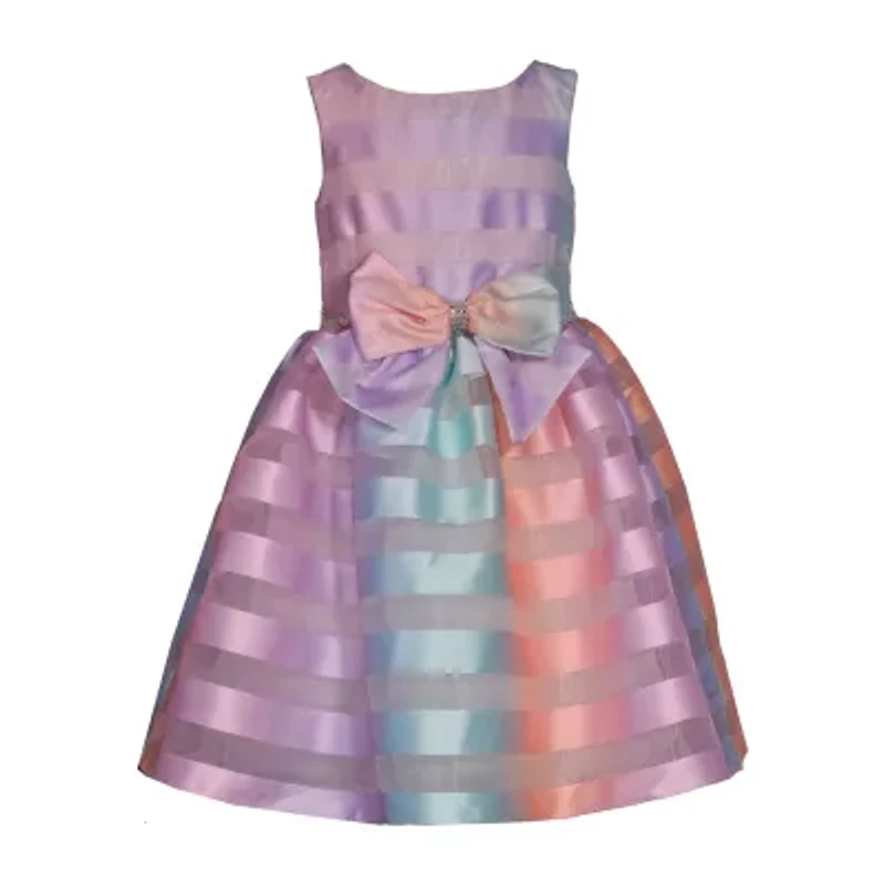 Bonnie Jean Little Girls Sleeveless Flower Girl Fit + Flare Dress