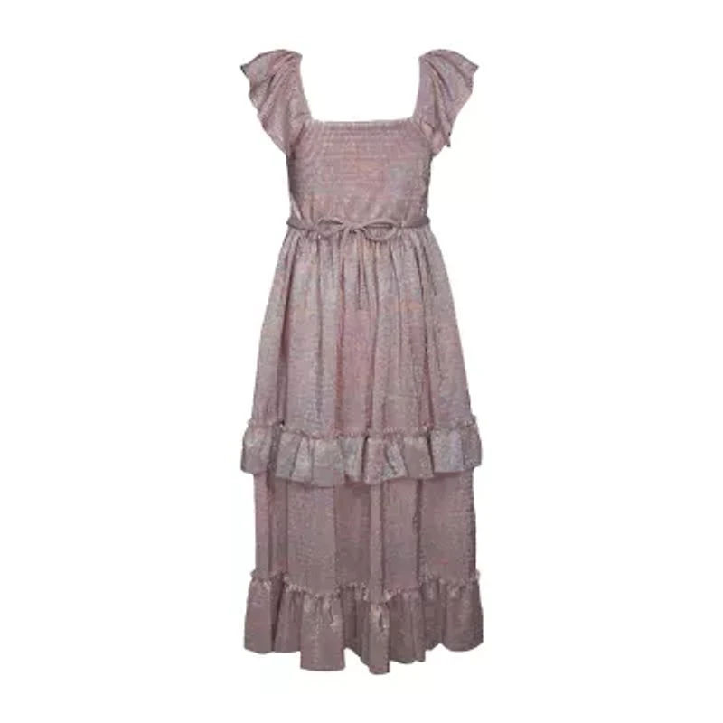 Bonnie Jean Big Kid Girls Sleeveless Maxi Dress