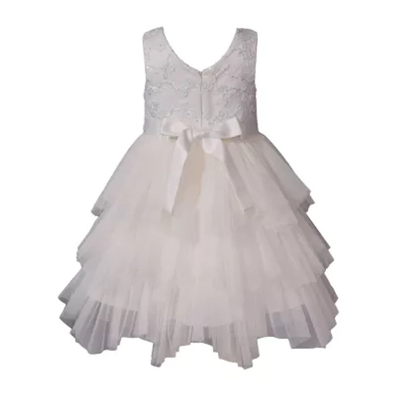 Bonnie Jean Big Kid Girls Sleeveless Flower Girl Fit + Flare Dress
