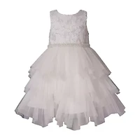 Bonnie Jean Big Kid Girls Sleeveless Flower Girl Fit + Flare Dress