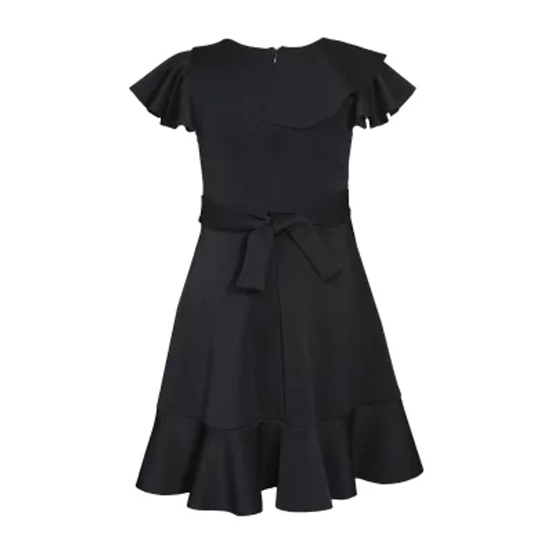 Bonnie Jean Big Kid Girls Short Sleeve Fit + Flare Dress