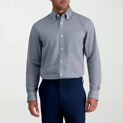 Haggar Premium Comfort Mens Classic Fit Easy Care Long Sleeve Dress Shirt