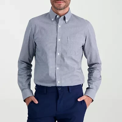 Haggar Premium Comfort Mens Slim Fit Easy Care Long Sleeve Dress Shirt