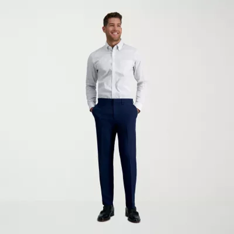 Haggar Premium Comfort Mens Slim Fit Easy Care Long Sleeve Dress Shirt