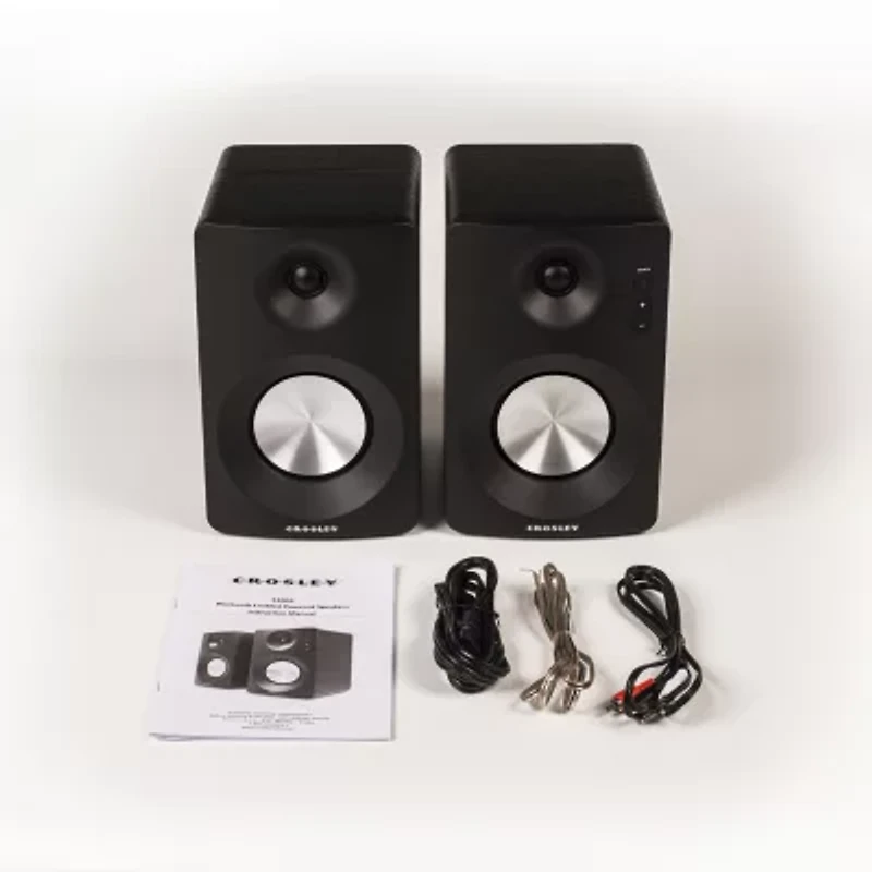 Crosley S100 Stereo Powered Bluetooth Bookshelf Speaker