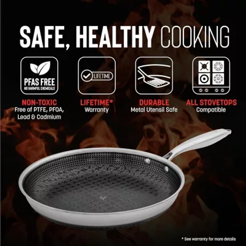 Hell's Kitchen Hybrid Try-Ply Stainless Steel 11" Frying Pan