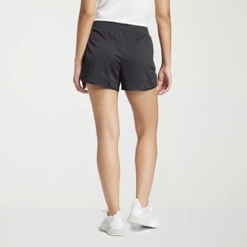 adidas Womens Mid Rise Moisture Wicking Active Pull-On Short