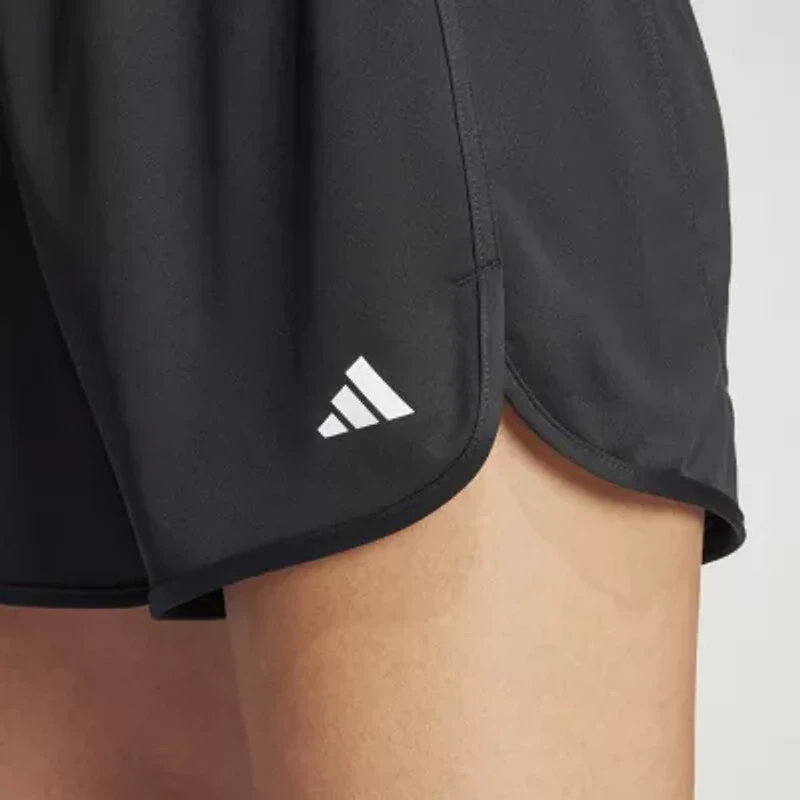 adidas Womens Mid Rise Moisture Wicking Active Pull-On Short