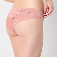 Ambrielle Seamless Lace Cheeky Panty 14p050