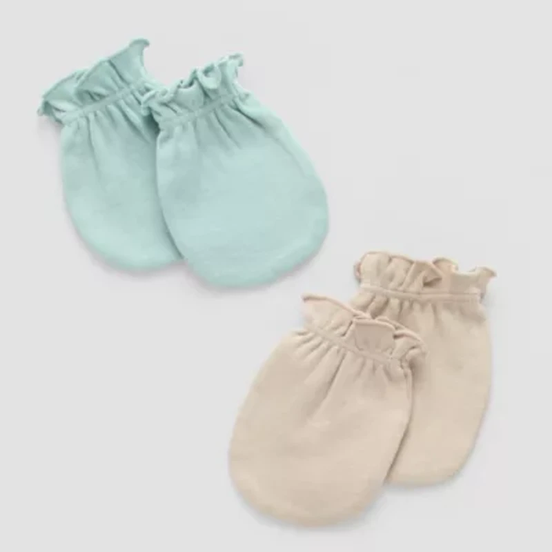 Okie Dokie Baby Boys 2-pc. Baby Mittens