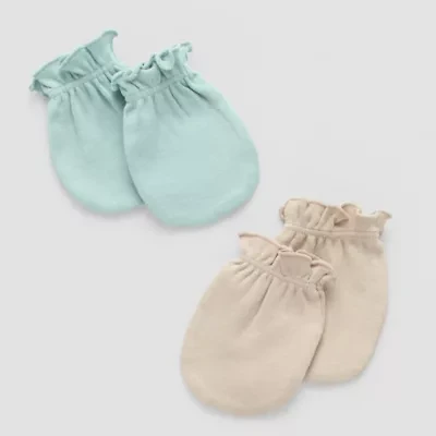 Okie Dokie Baby Boys 2-pc. Baby Mittens