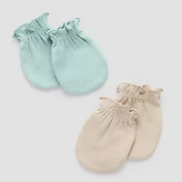 Okie Dokie Baby Boys 2-pc. Baby Mittens