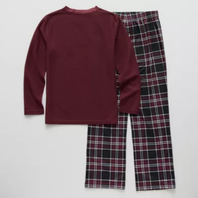 Sleep On It Little & Big Kid Boys Flannel Long Sleeve 2-pc. Pajama Sets