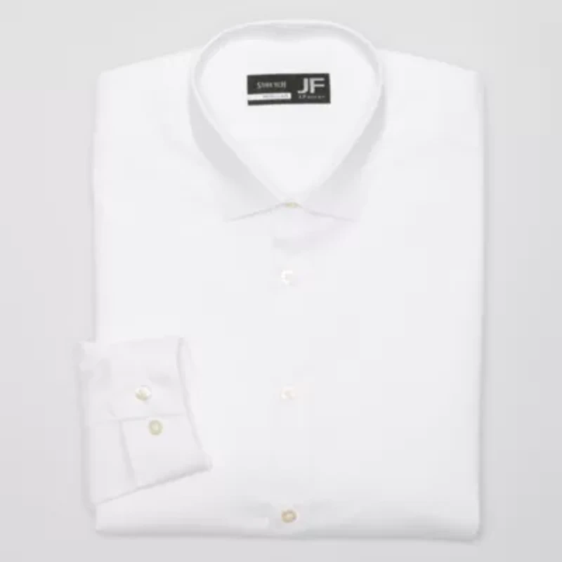 J. Ferrar Ultra Comfort Mens Regular Fit Wrinkle Free Long Sleeve Dress Shirt