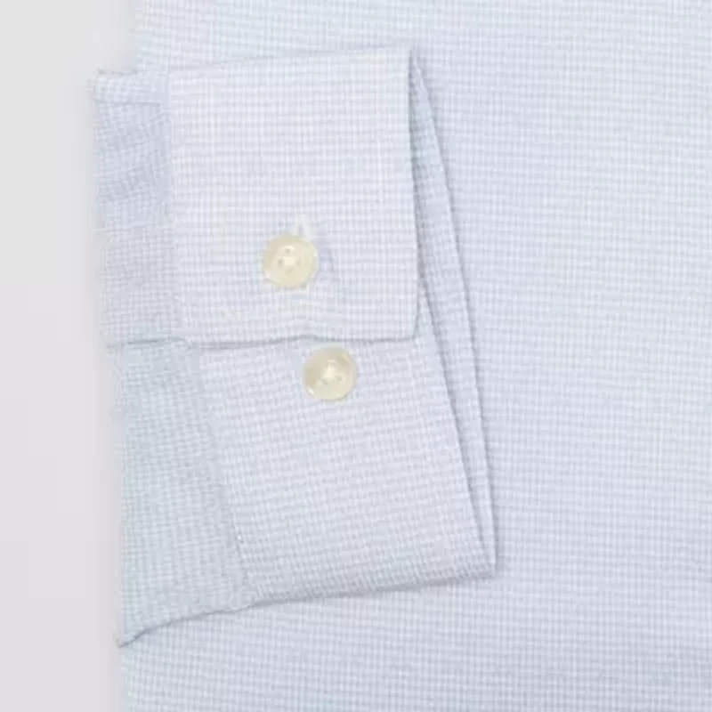 J. Ferrar Slim Ultra Comfort Mens Fit Stretch Fabric Wrinkle Free Long Sleeve Dress Shirt