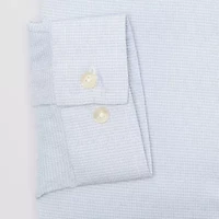 J. Ferrar Slim Ultra Comfort Mens Fit Stretch Fabric Wrinkle Free Long Sleeve Dress Shirt