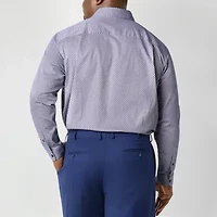 Shaquille O'Neal XLG Mens Long Sleeve Cuffed Classic Fit Big and Tall Button-Down Shirt