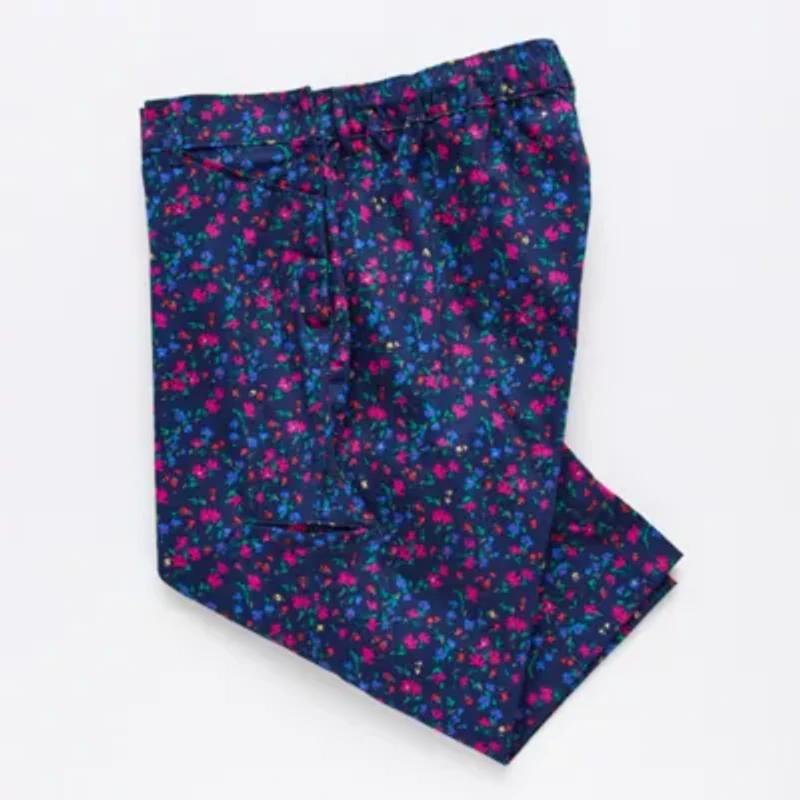 St. John's Bay Womens Plus Adaptive Easy-on + Easy-off Seated Wear Straight Mid Rise Capri Pant