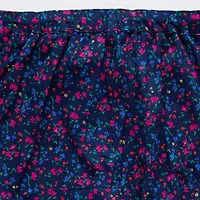 St. John's Bay Womens Plus Adaptive Easy-on + Easy-off Seated Wear Straight Mid Rise Capri Pant