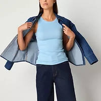 a.n.a Womens High Neck Sleeveless Tank Top