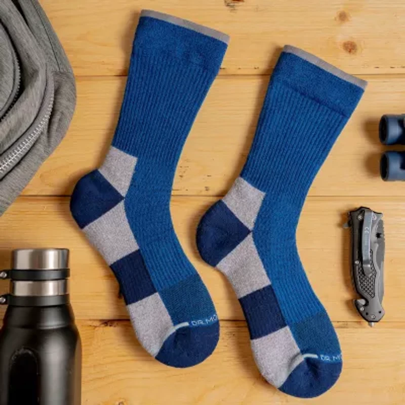 Dr.Motion Outdoor Mens 1 Pair Crew Socks