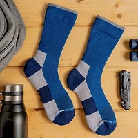 Dr.Motion Outdoor Mens 1 Pair Crew Socks