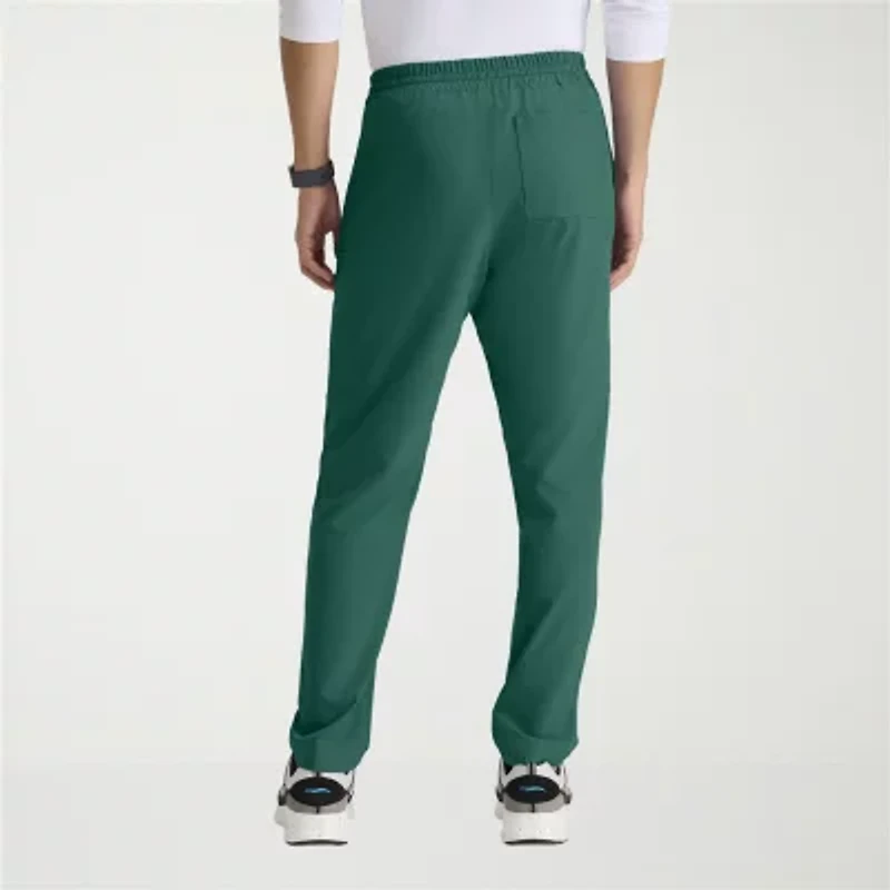 Skechers Skp718 Compass 5-Pocket Elastic Waistband Straight Leg Mens Stretch Fabric Moisture Wicking Scrub Pant
