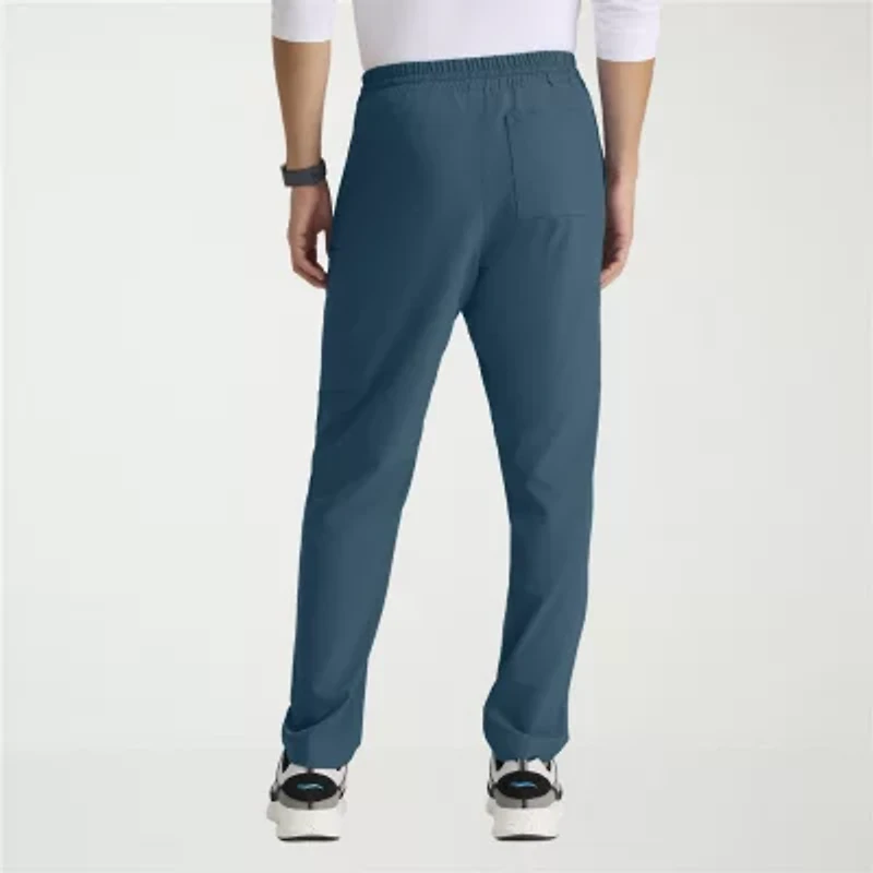 Skechers Skp718 Compass 5-Pocket Elastic Waistband Straight Leg Mens Big and Tall Stretch Fabric Moisture Wicking Scrub Pant