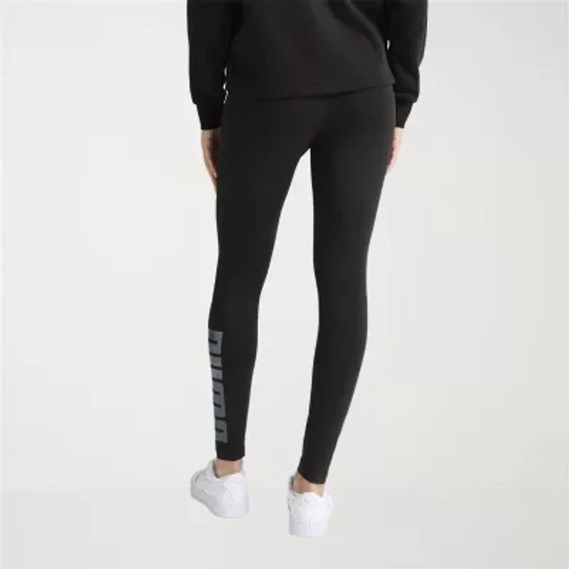 PUMA Womens Mid Rise Knit 28" Active Full Length Leggings