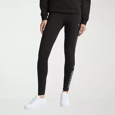 PUMA Womens Mid Rise Knit 28" Active Full Length Leggings