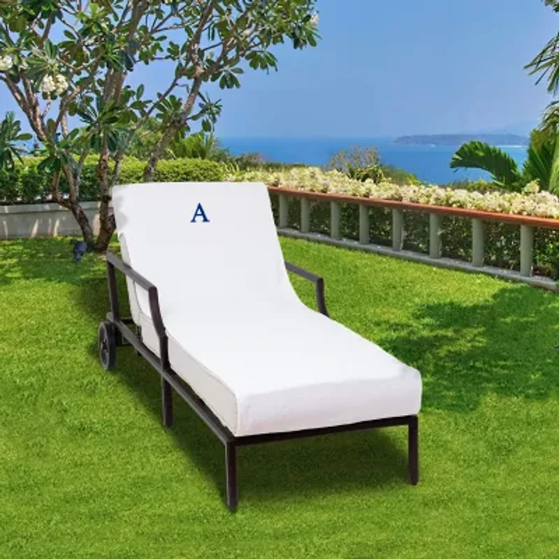 Linum Home Textiles Personalized Chaise Lounge Cover Chair Protector