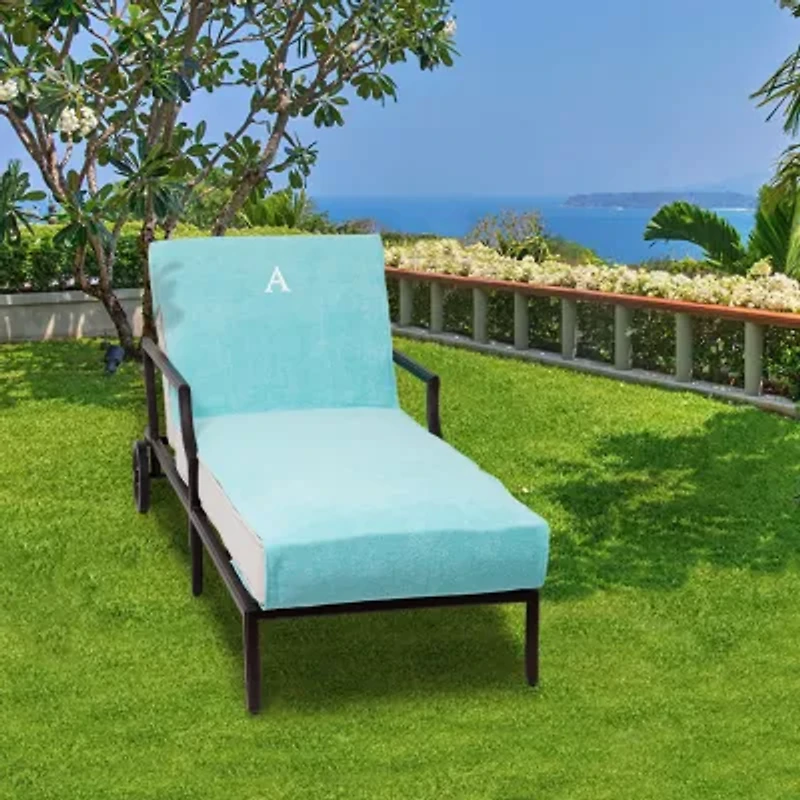 Linum Home Textiles Personalized Chaise Lounge Cover Chair Protector