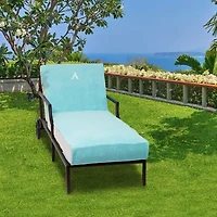 Linum Home Textiles Personalized Chaise Lounge Cover Chair Protector
