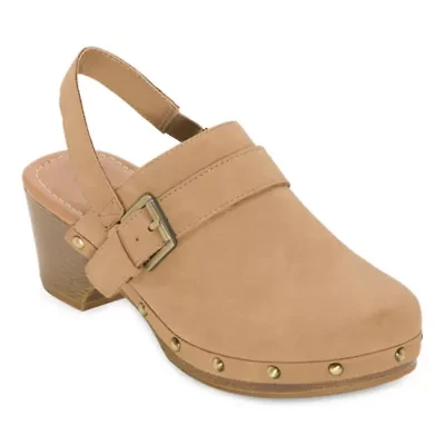 a.n.a Greenfield Womens Round Clogs