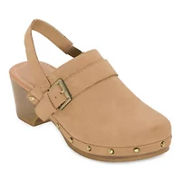 a.n.a Greenfield Womens Round Clogs