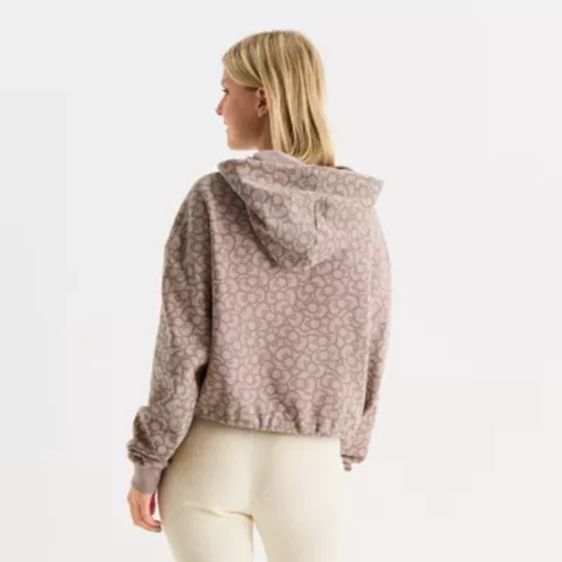 Girls Night Bubble Hoodie Womens Long Sleeve Hello Kitty Fleece