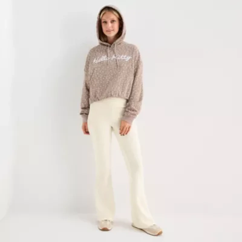 Girls Night Bubble Hoodie Womens Long Sleeve Hello Kitty Fleece