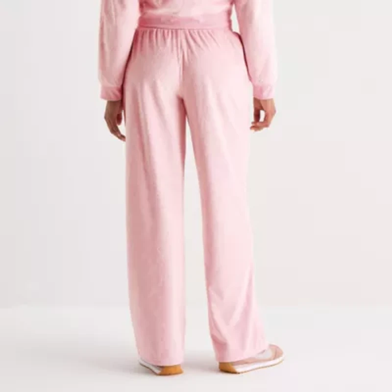 Womens Juniors Straight High Rise Hello Kitty Sweatpant