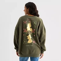 Womens Juniors Crew Neck Long Sleeve Wicked Sweatshirt