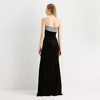 Sam And Jess Velvet Womens Evening Gown
