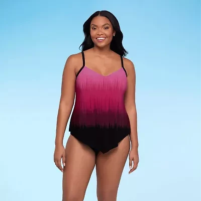 Trimshaper Womens Ombre Tankini Swimsuit Top