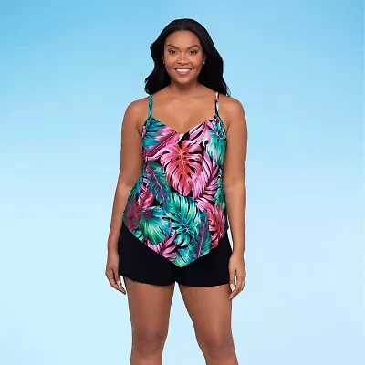 Trimshaper Womens Swim Romper