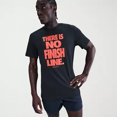 Nike Dri-Fit Just Do It Mens Crew Neck Short Sleeve Regular Fit Graphic T-Shirt