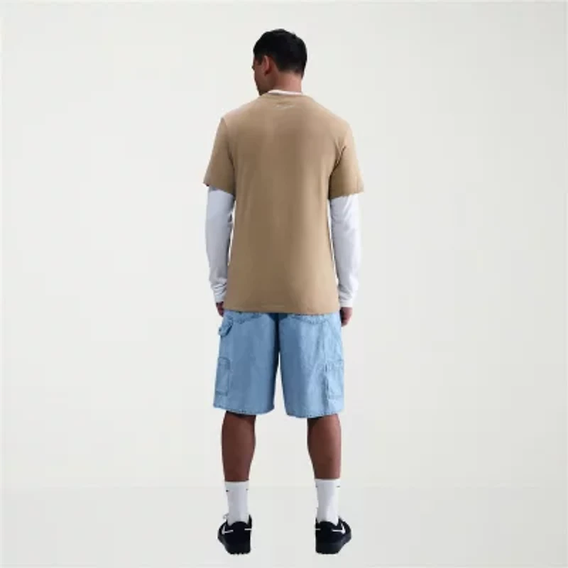 Nike Just Do It Mens Crew Neck Short Sleeve Regular Fit Graphic T-Shirt